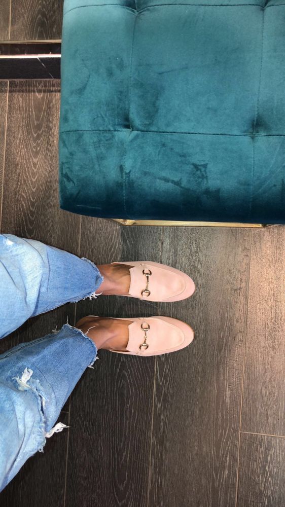 SUM mules rose poudré