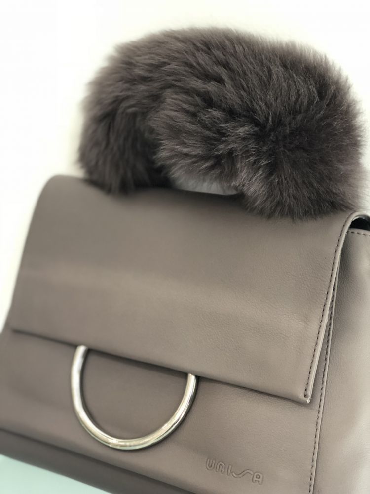 Sac à main ZJARA anse fourré - UNISA