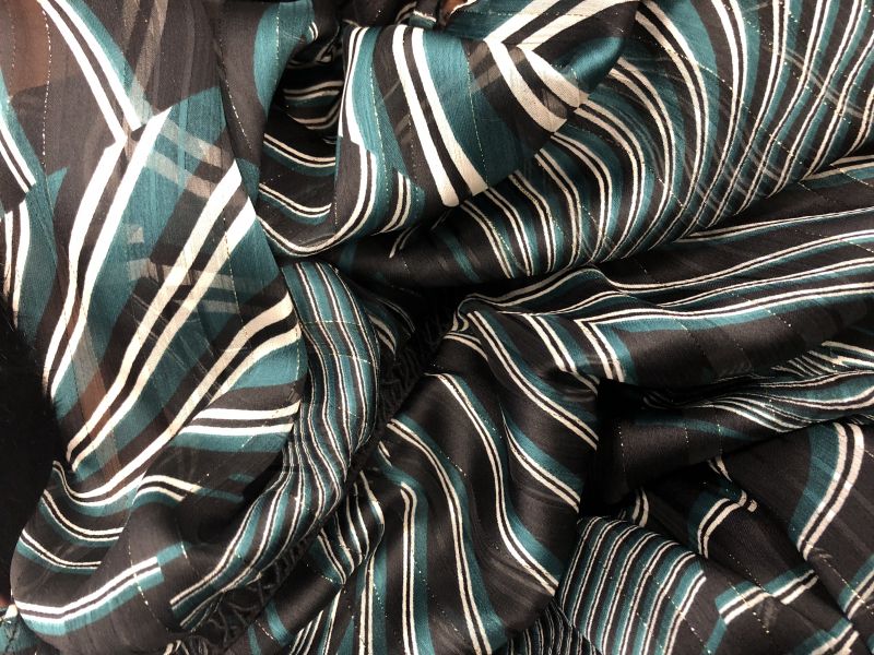 Robe imprimé vert -MISSTIC