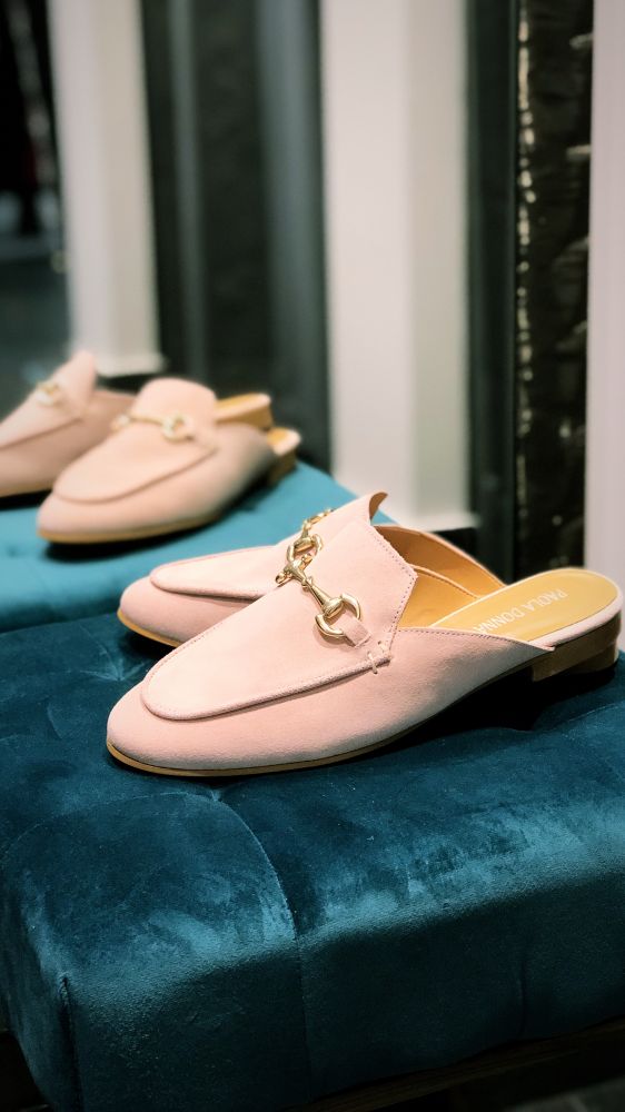 SUM mules rose poudré