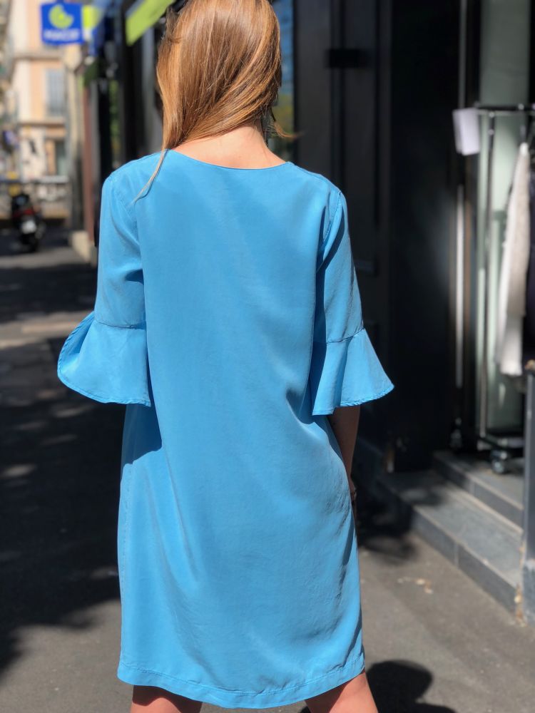 Robe CALLIE bleu/rose de la marque RIVIERES DE LUNE 