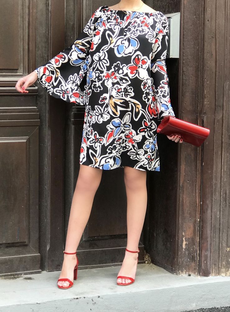 ROBE imprimée glamour 