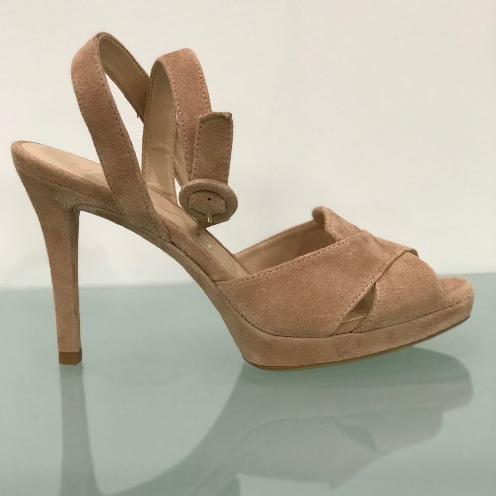 TISON chaussure UNISA ouverte à talon en daim